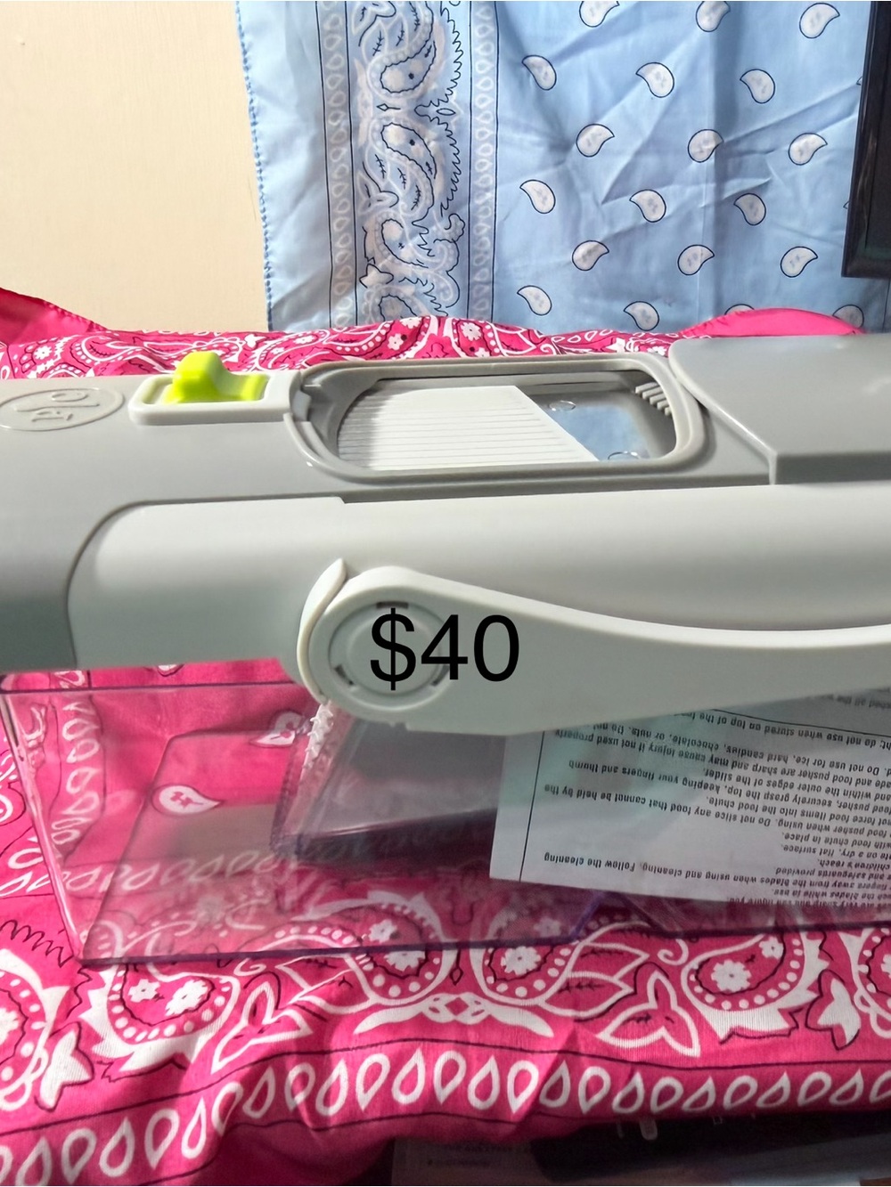 Pampered Chef Gray Rapid prep Mandoline